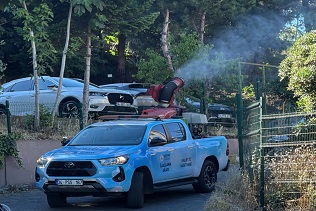 KÂĞITHANE’DE YAZ BOYUNCA HAŞERE VE SİVRİSİNEKLE MÜCADELE SÜRÜYOR